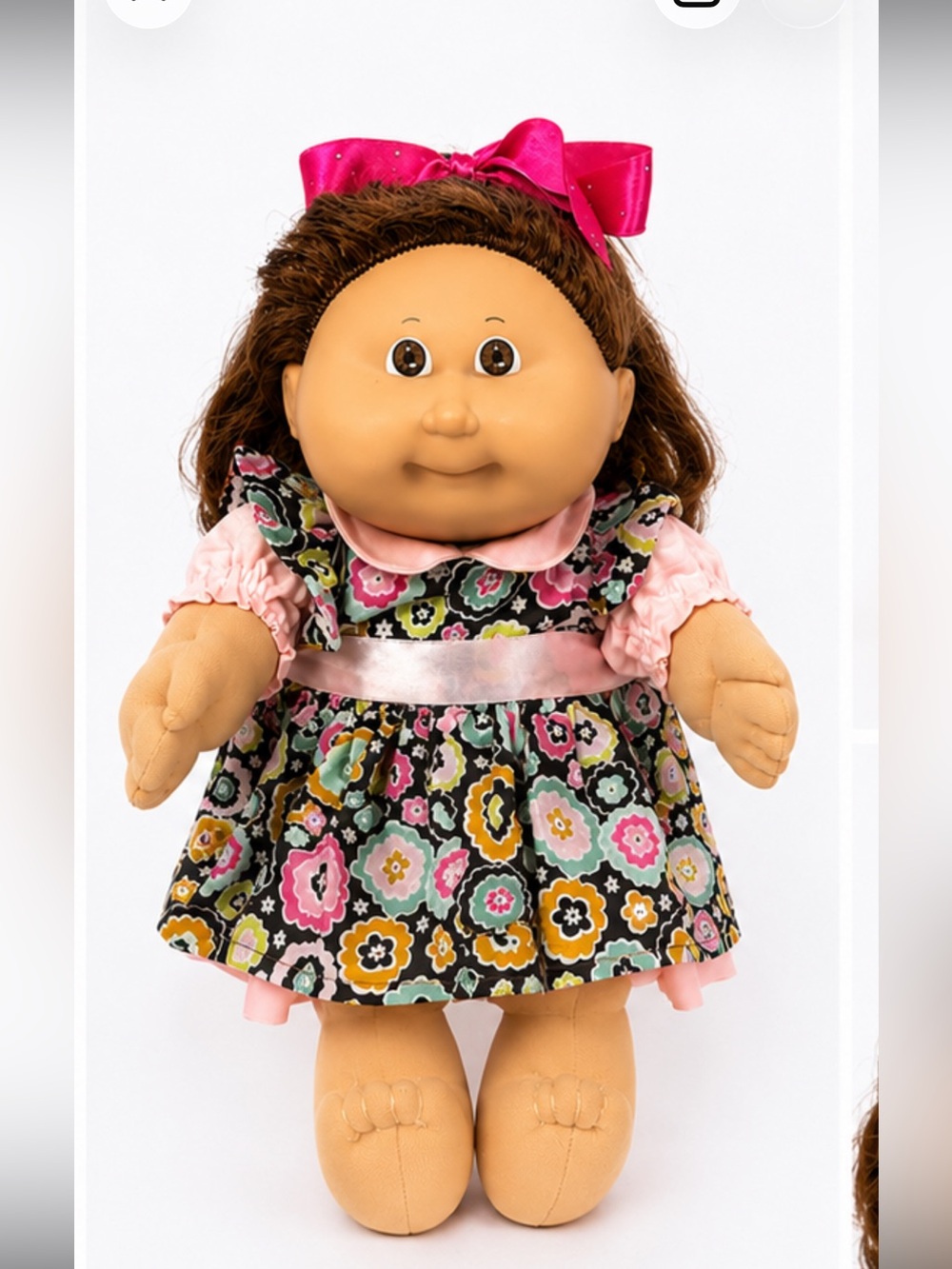 Meet Bridget! A Cornsilk Cabbage Patch Doll ready to travel!